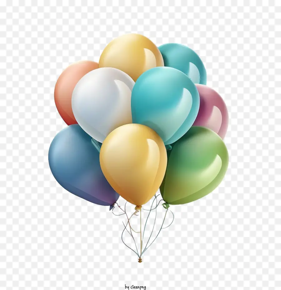 Globos Realistas，Globos En 3d PNG