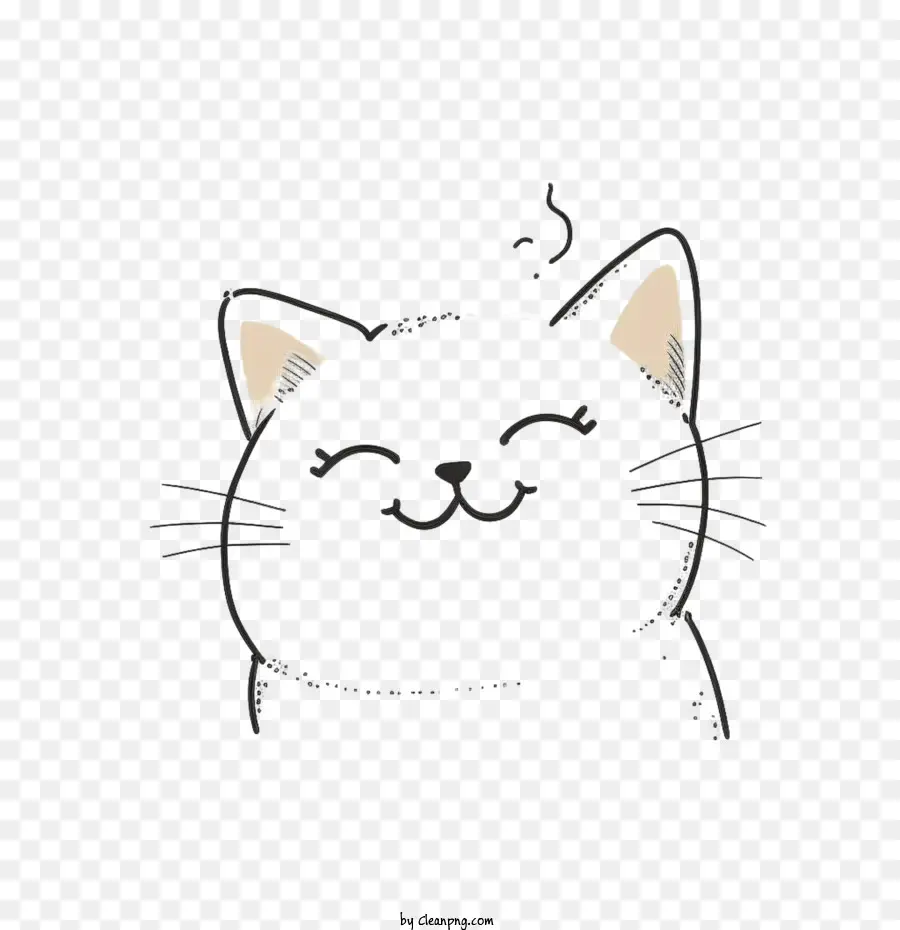 Sonriente Gato，Lindo Gato PNG