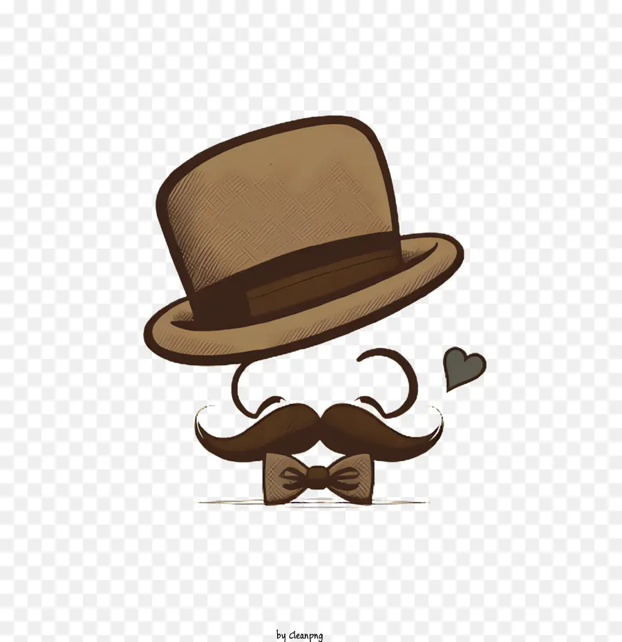 Corbata De Moño，Sombrero PNG