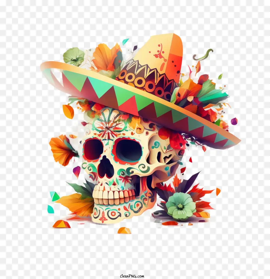 Cinco，México Cráneo PNG