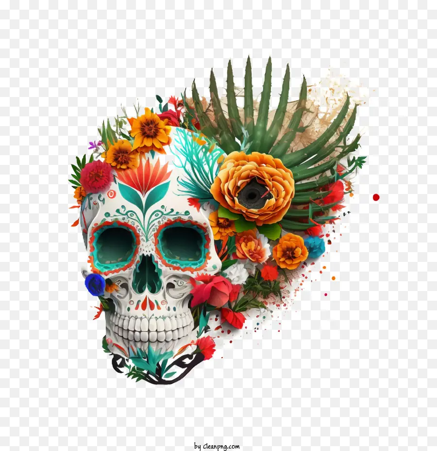 Cinco，México Cráneo PNG