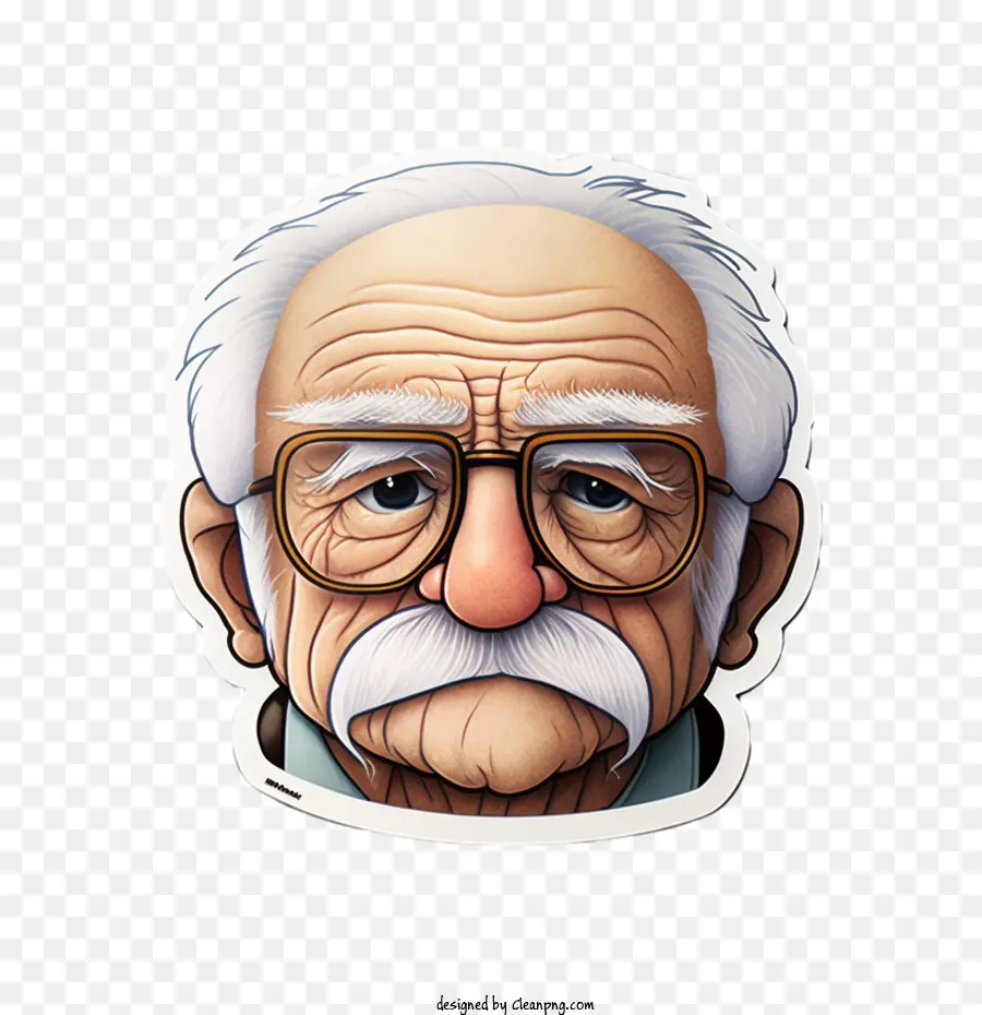 Abuelo De Pixar，Cara De Abuelo PNG