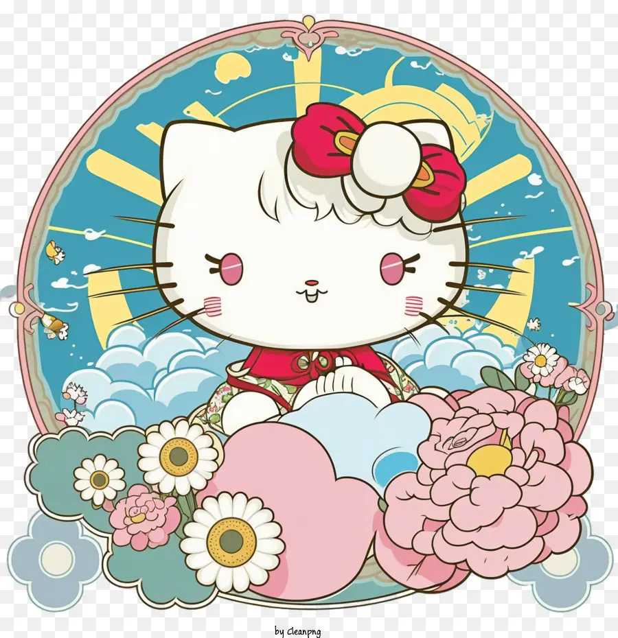 Hello Kitty，Ghibli Hello Kitty PNG