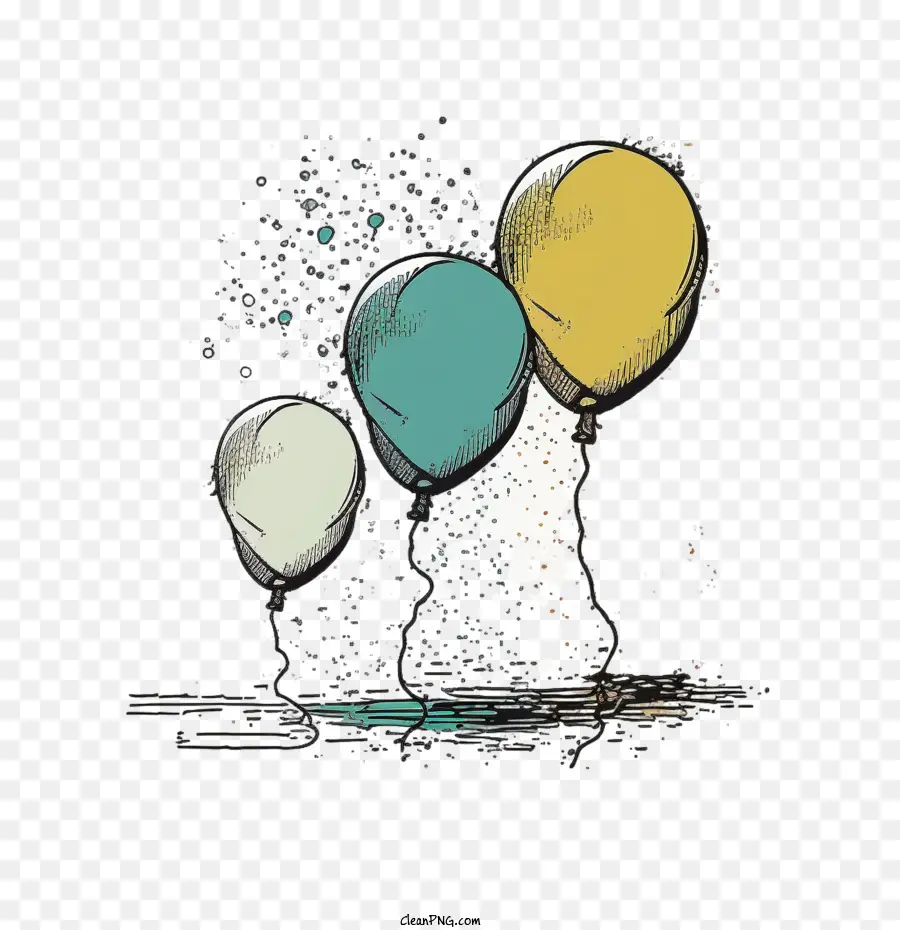 Globos De Boceto，Globos De Cómics PNG