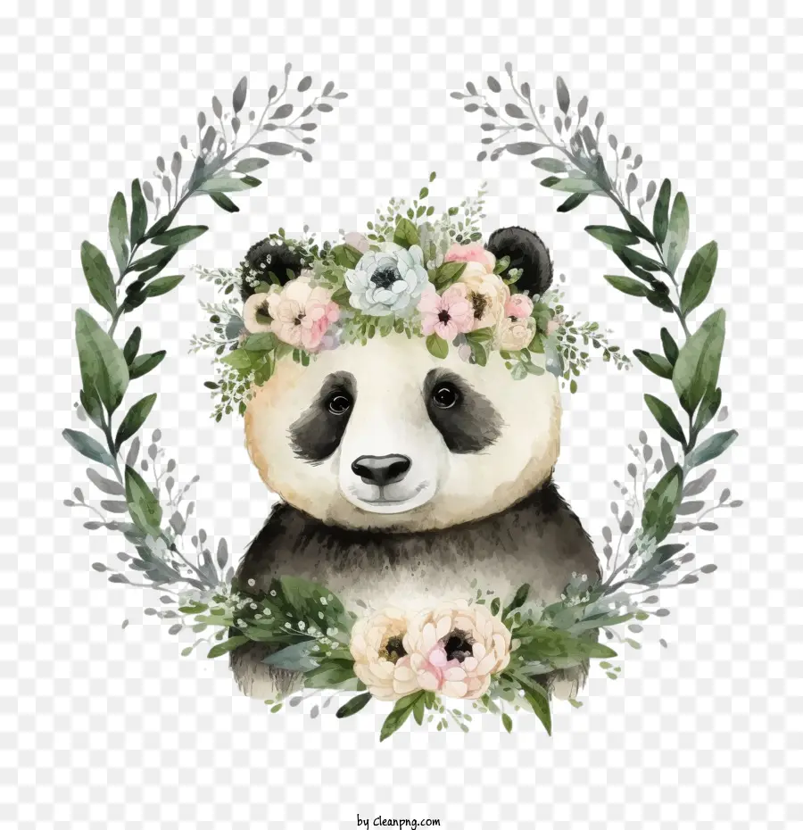 Lindo Panda，De Dibujos Animados Panda PNG