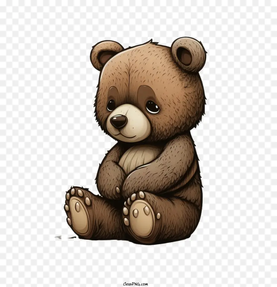 Cartoon Bear，Lindo Oso De PNG