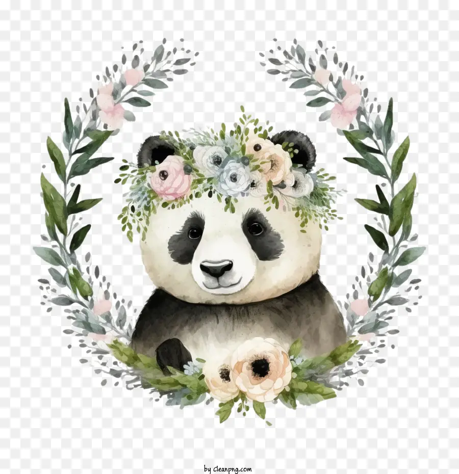 Lindo Panda，De Dibujos Animados Panda PNG