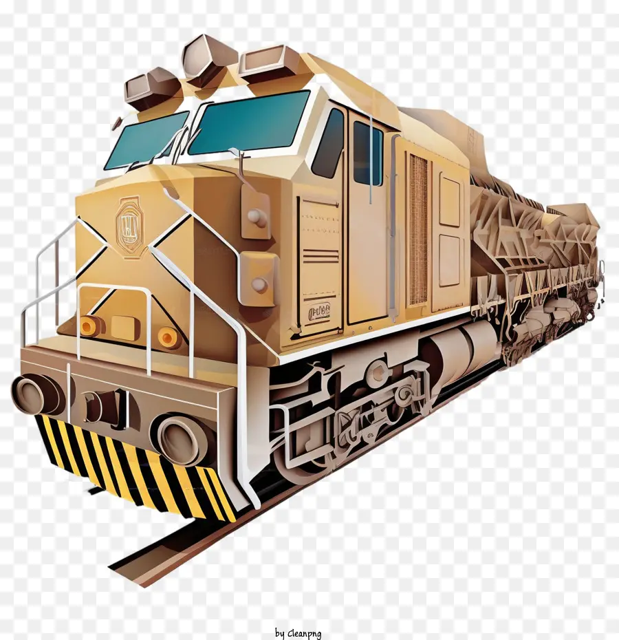 Tren De Carga，Tren De Carga De Arte De Papel PNG