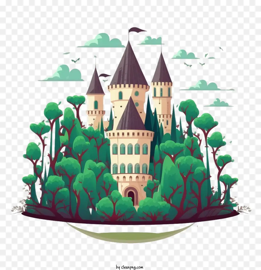 Castillo，Castillo 3d PNG