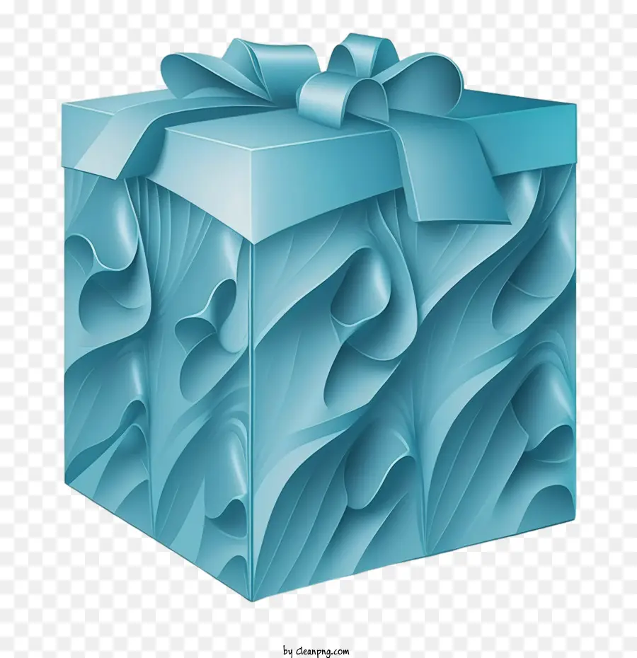 Caja De Regalo Psicodélica，Azul Caja De Regalo PNG