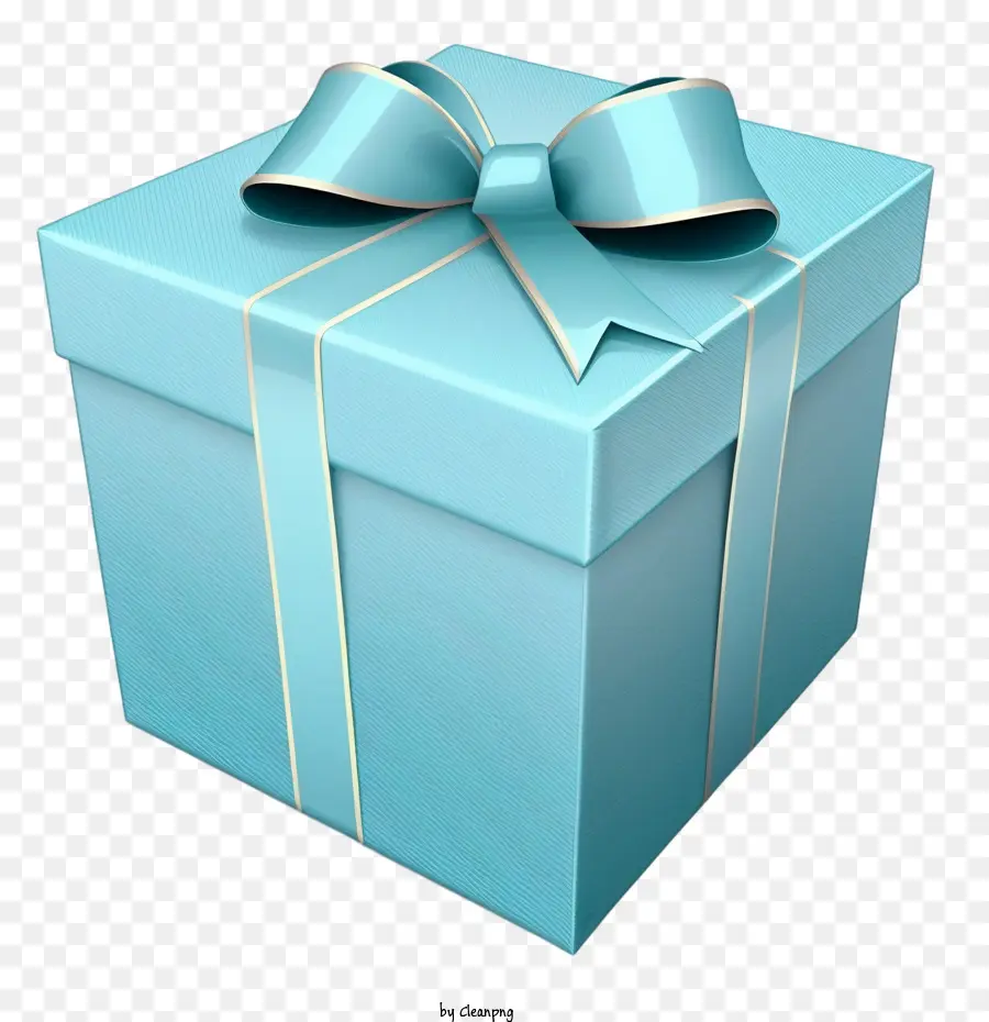 Caja De Regalo Psicodélica，Caja De Regalo Azul PNG