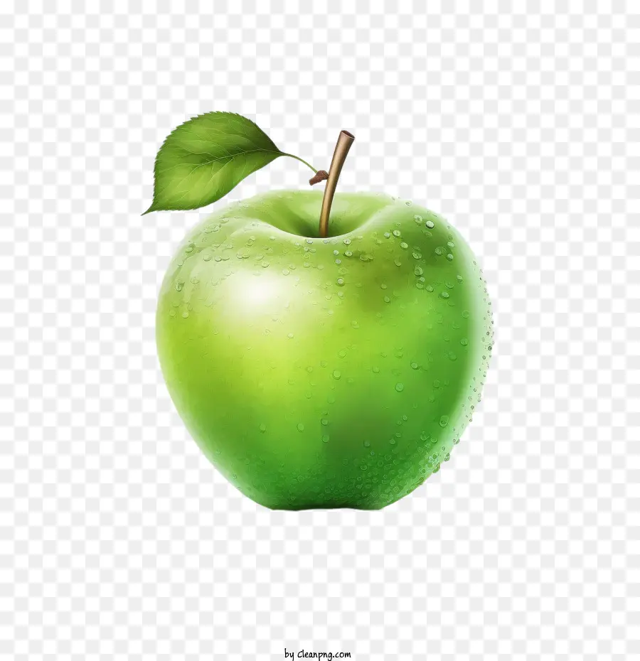 Acuarela De Apple，Manzana Realista PNG