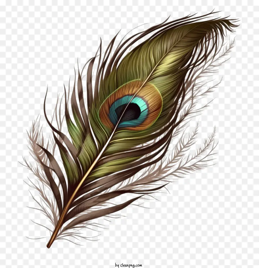 Pluma De Pavo Real，Pluma PNG