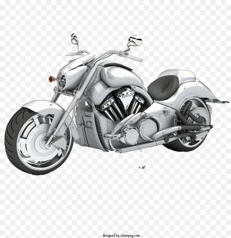 Motocicleta Realista，Motocicleta 3d PNG