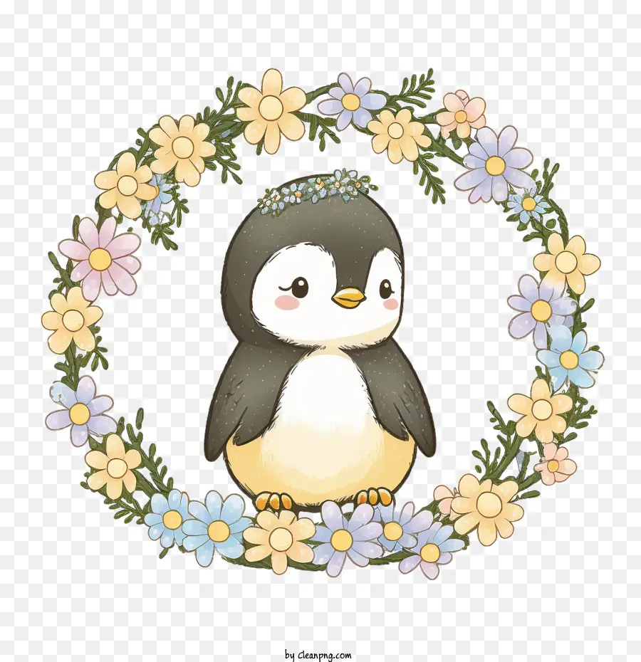 Pingüino Kawaii，Lindo Pingüino PNG