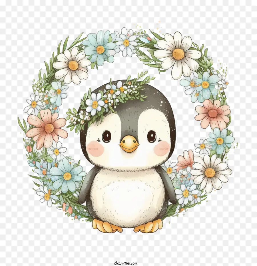 Pingüino Kawaii，Lindo Pingüino PNG