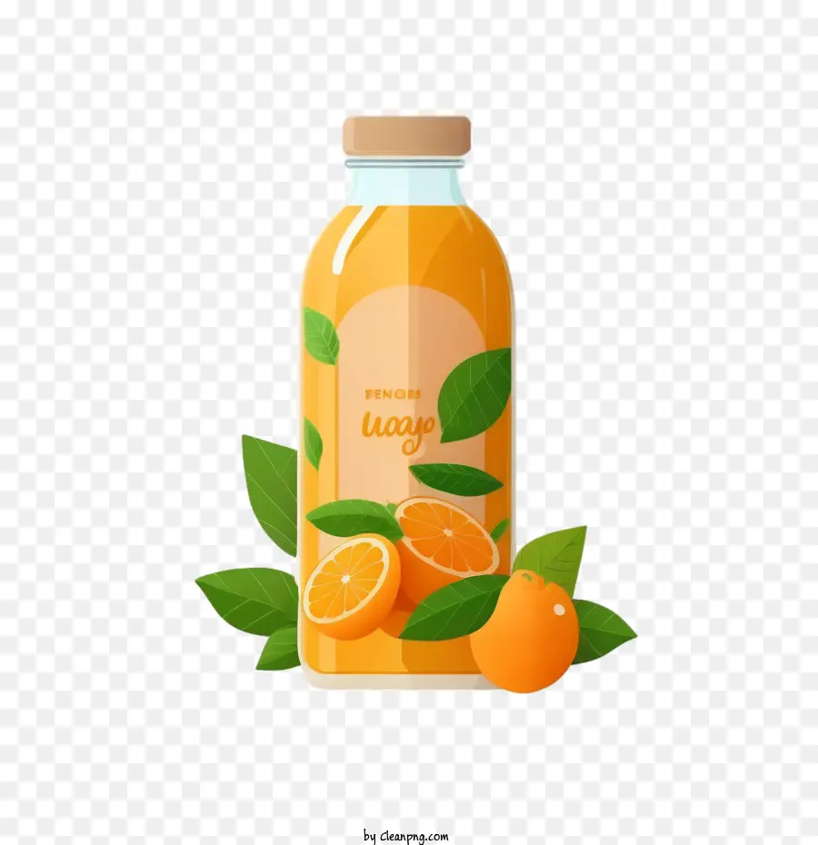 Jugo De Naranja，Jugo De Naranja En Botella PNG
