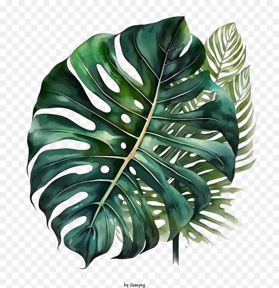 Monstera De La Hoja，Tropicales De Hoja PNG