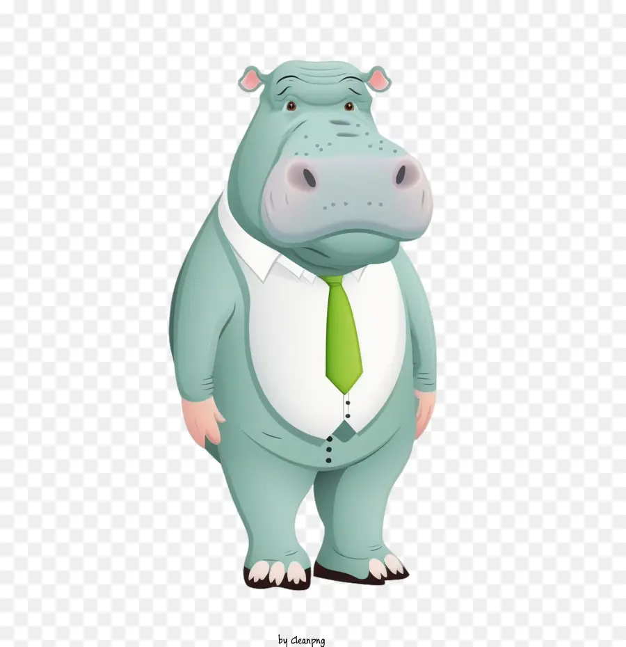 Lindo Hipopótamo，Mascota De Hipopótamo PNG