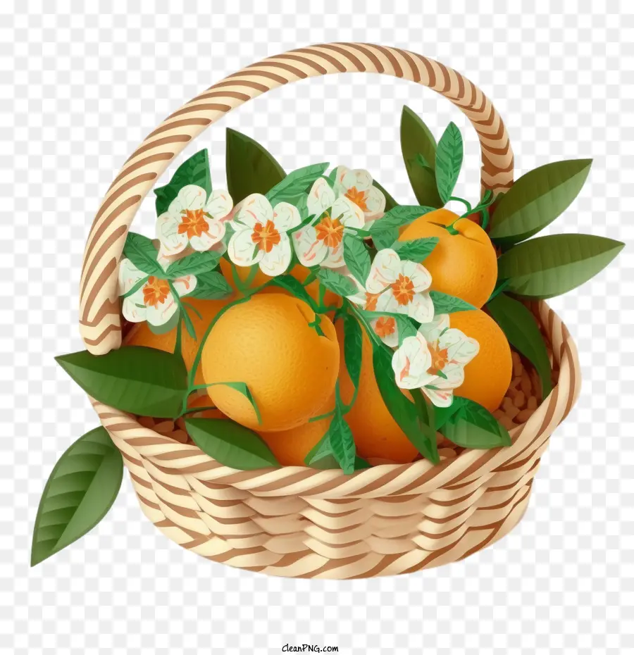 Naranjas En Canasta，Naranjas PNG