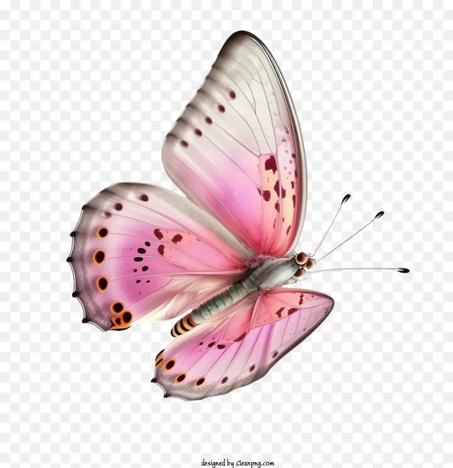 Pink Butterfly，Mariposa PNG