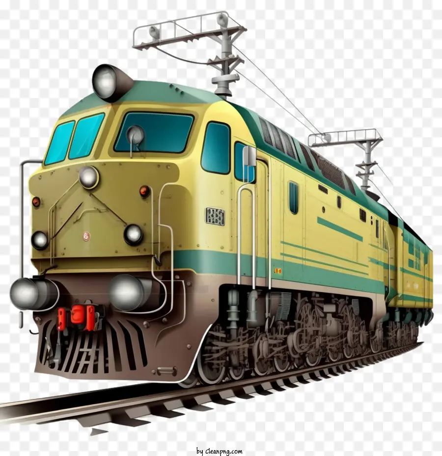 Tren Ferroviario，Dibujos Animados De Tren PNG