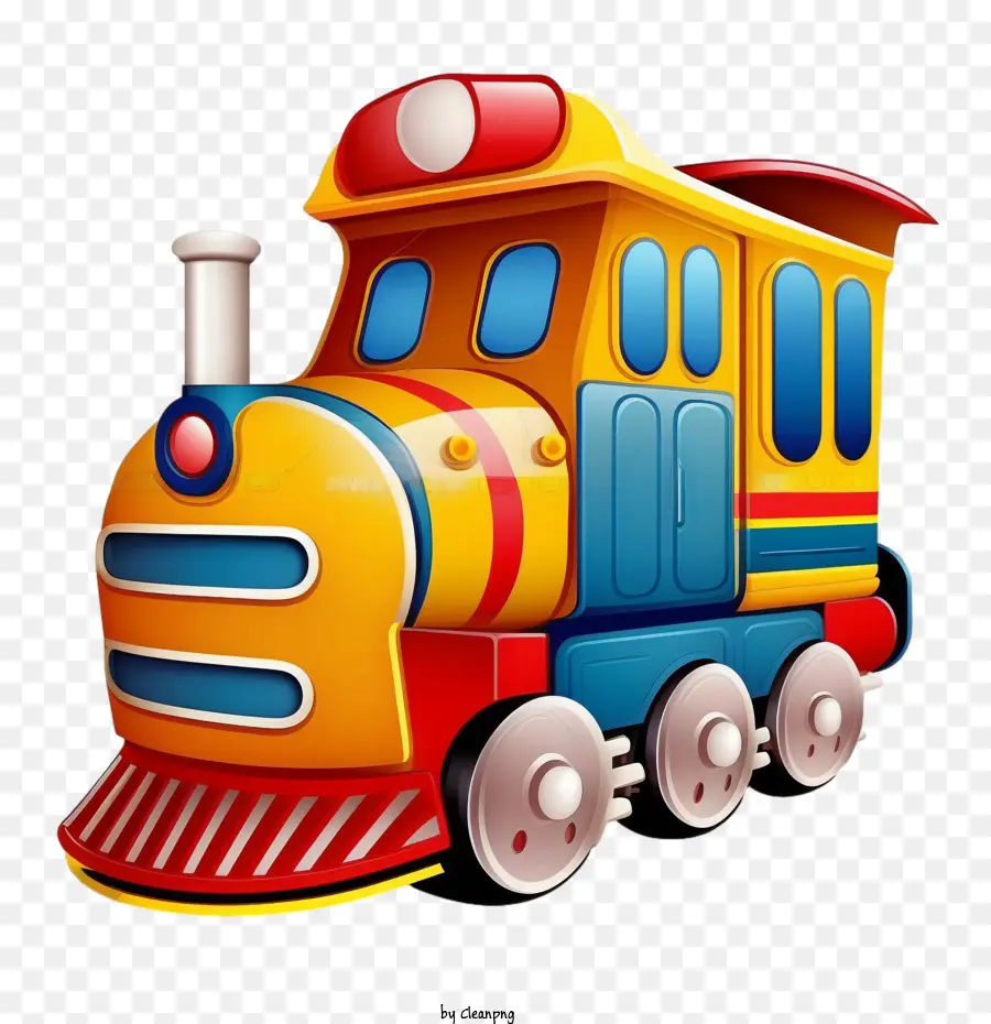 Colorido Tren，Dibujos Animados De Tren PNG