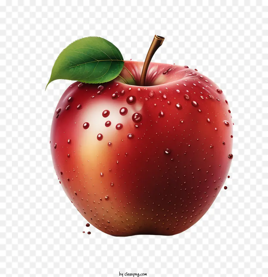 Manzana Realista，Manzana Roja PNG