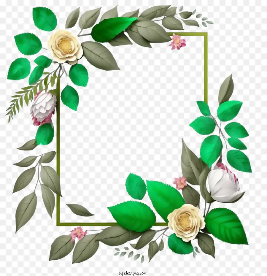 Marco Floral，Marco De Flores PNG