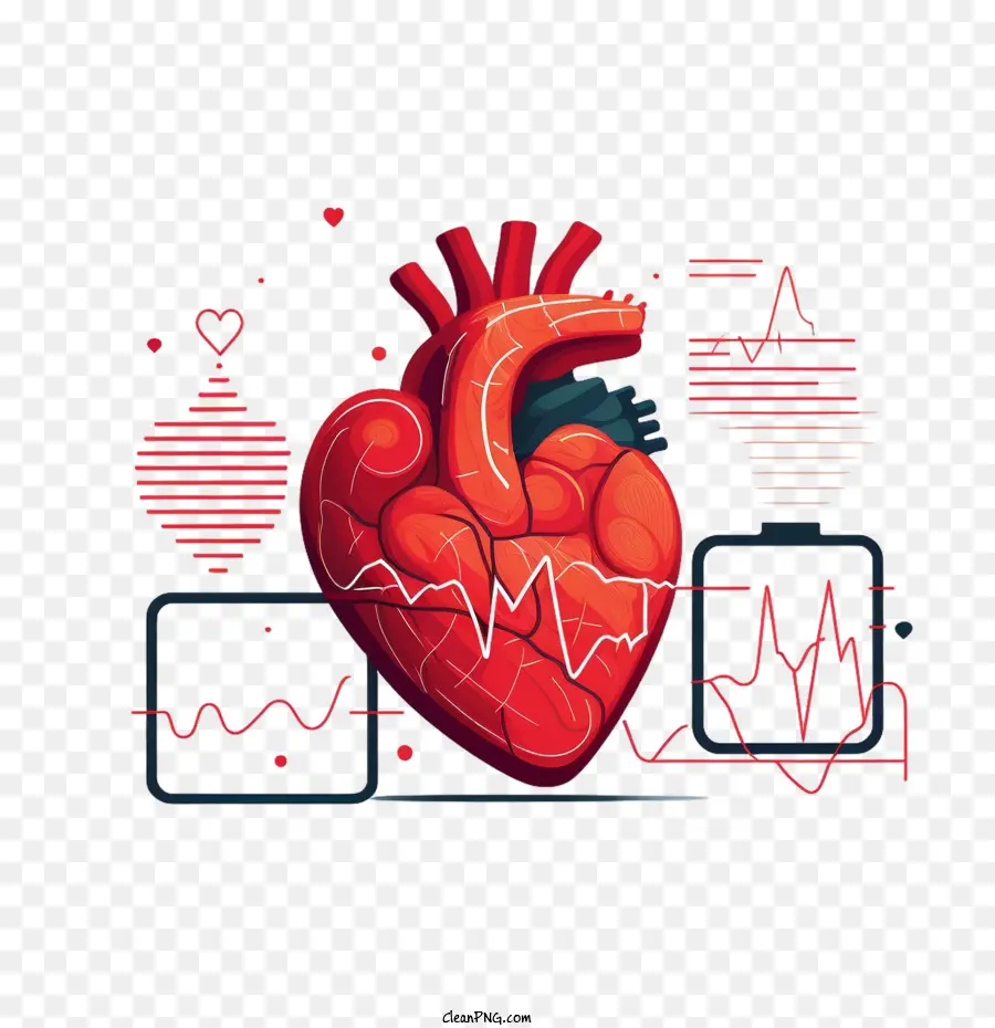 Día Mundial Del Corazón，Cheque De Corazón PNG