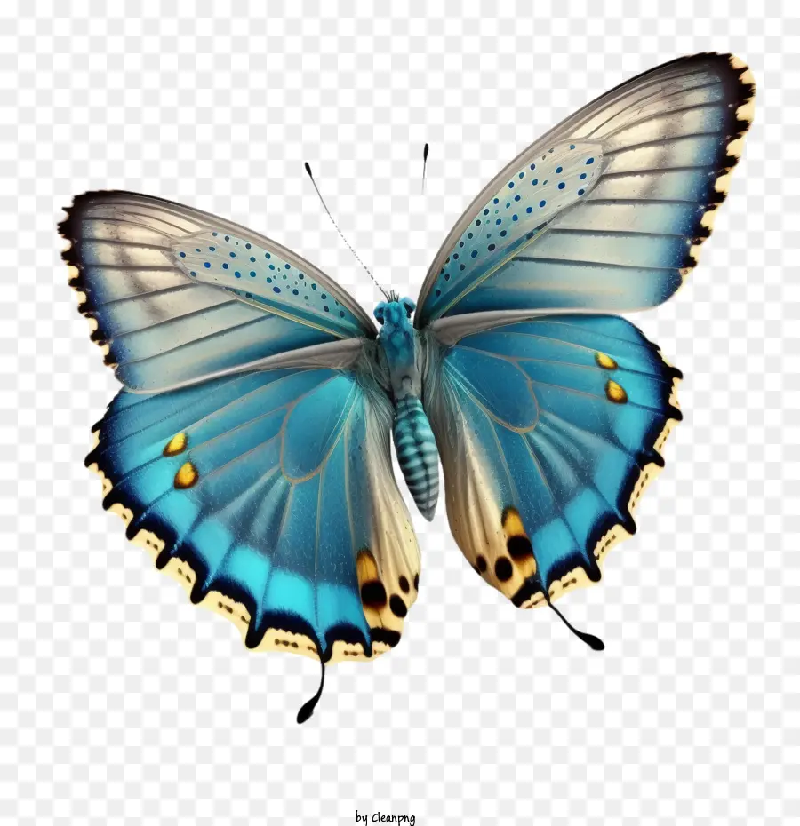 Mariposa Azul，Mariposa PNG