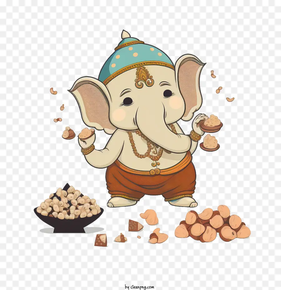 Vinayaka Chaturthi，Elefante PNG