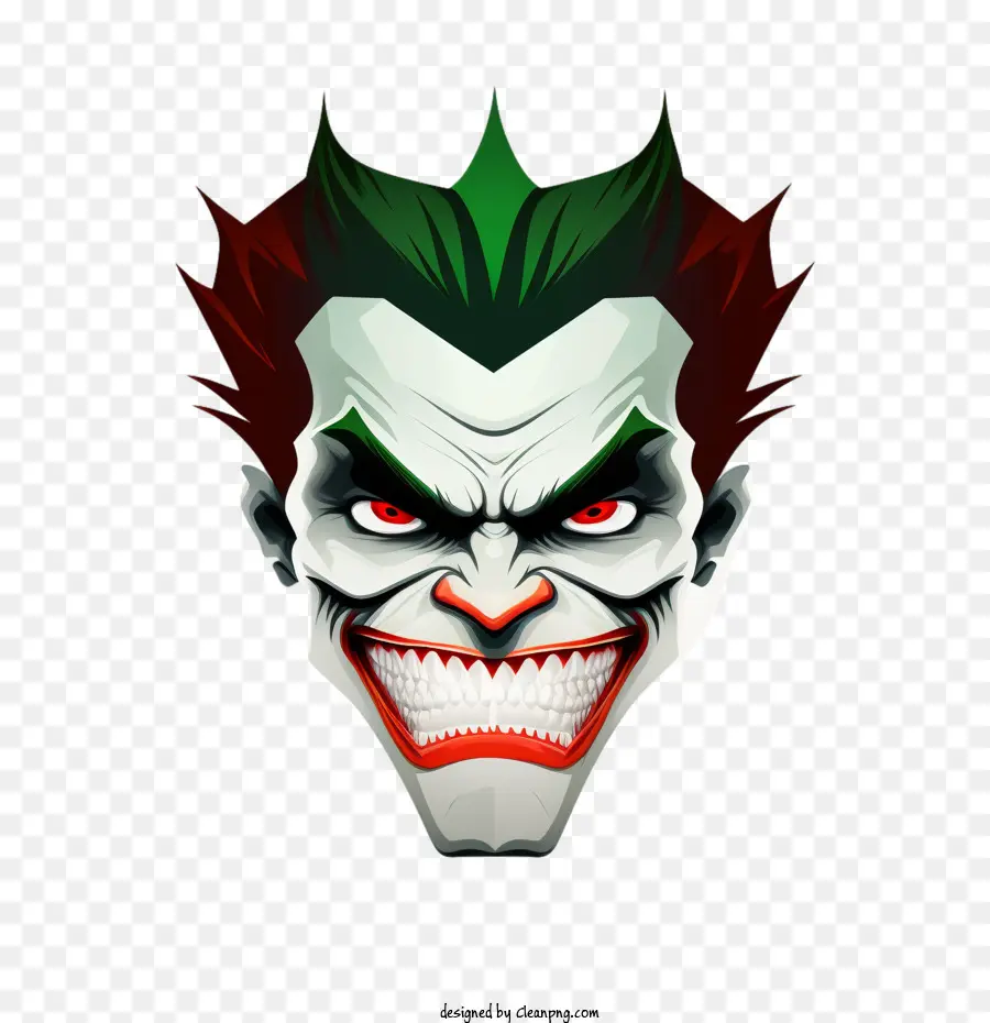 Joker Enojado，Payaso Hombre PNG