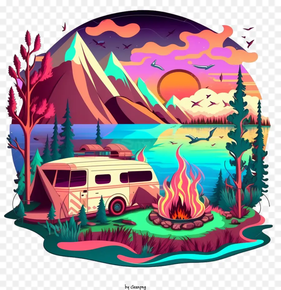 Camping，Carpa PNG