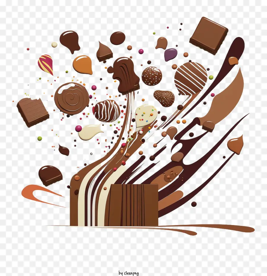 Día Internacional Del Chocolate，Chocolate PNG