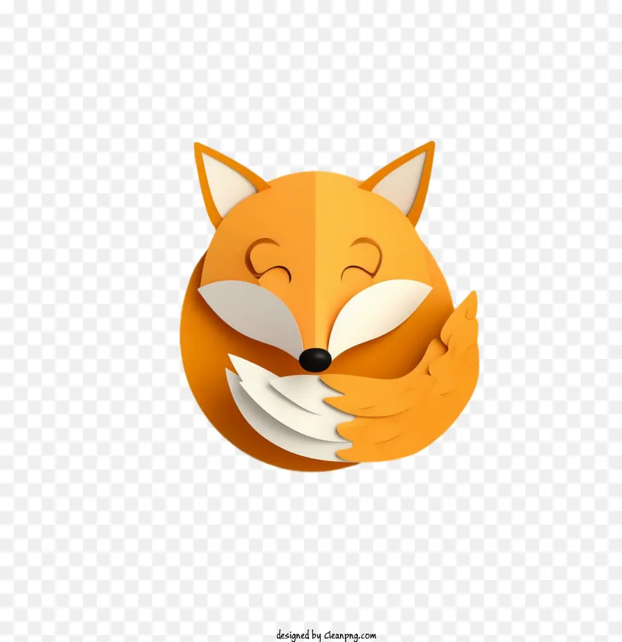 Lindo Fox，Emoji De Zorro PNG