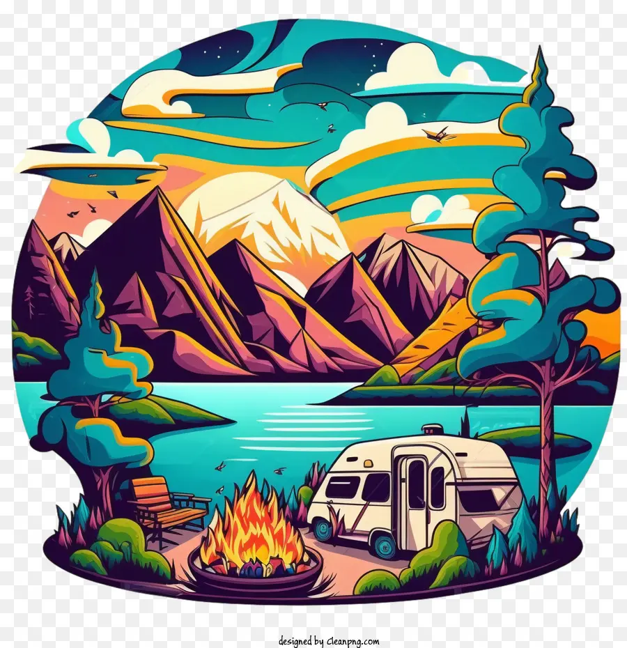 Camping，Carpa PNG