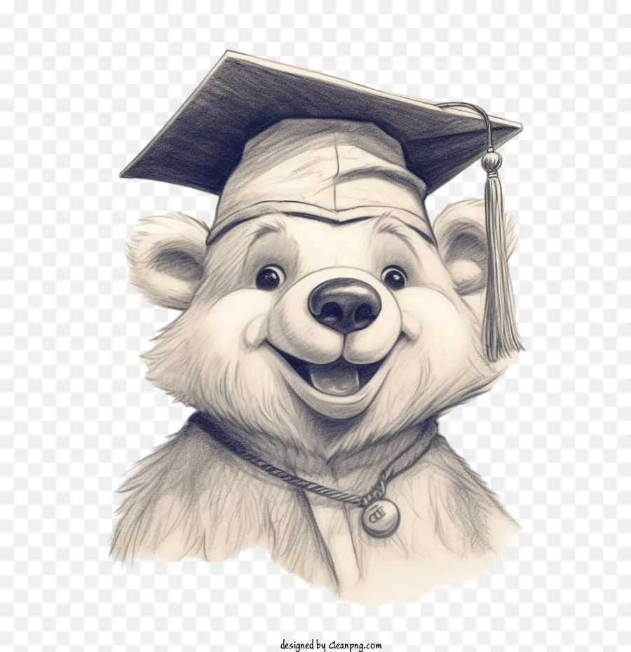 La Graduación De La Tapa，Cartoon Bear PNG