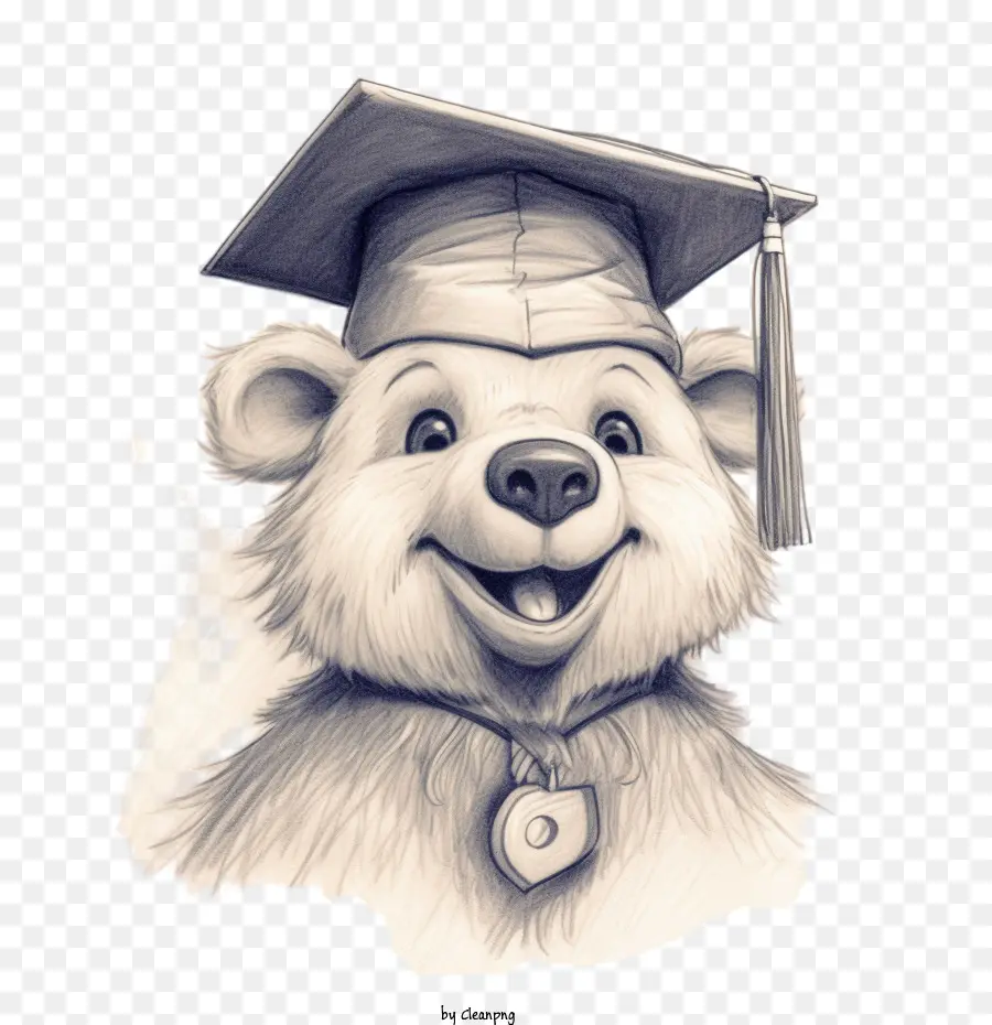 La Graduación De La Tapa，Cartoon Bear PNG