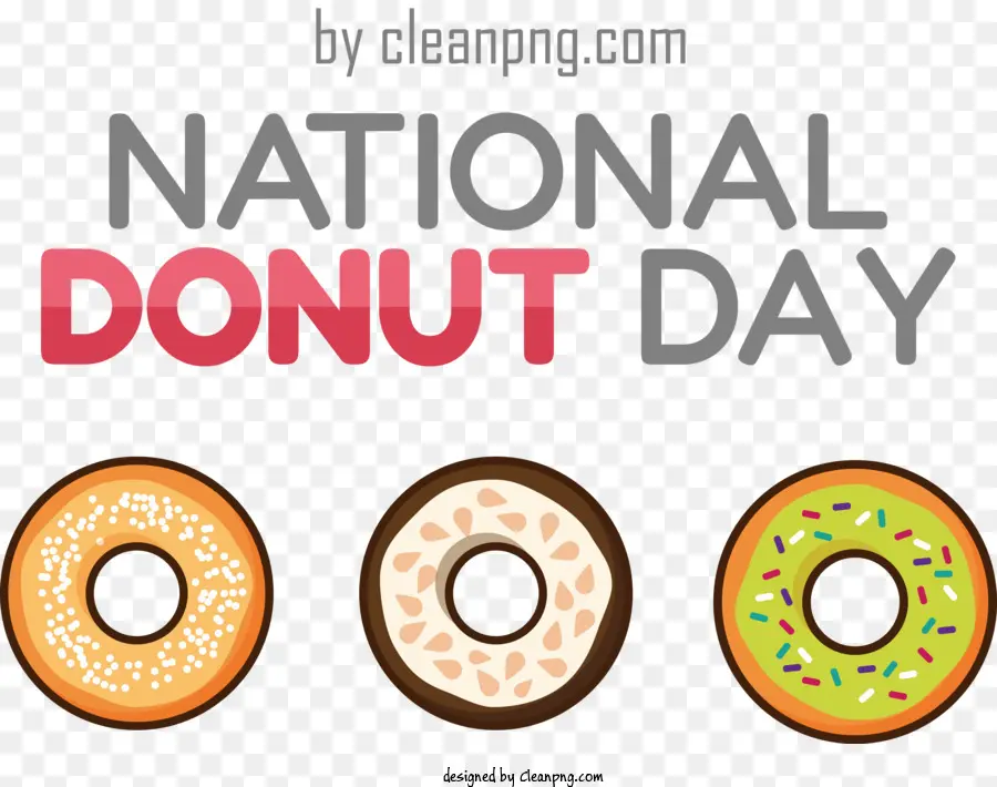 Día Nacional De Donas，Nacional De La Dona Día PNG