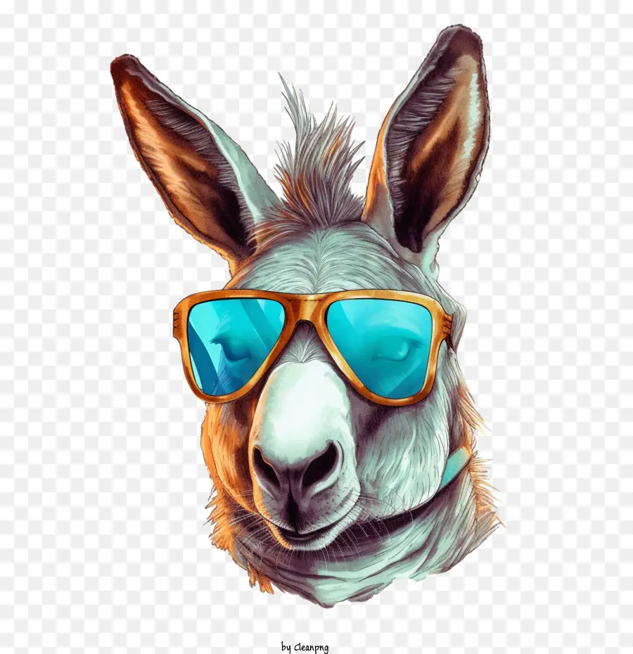 Donkey Genial，Burro PNG