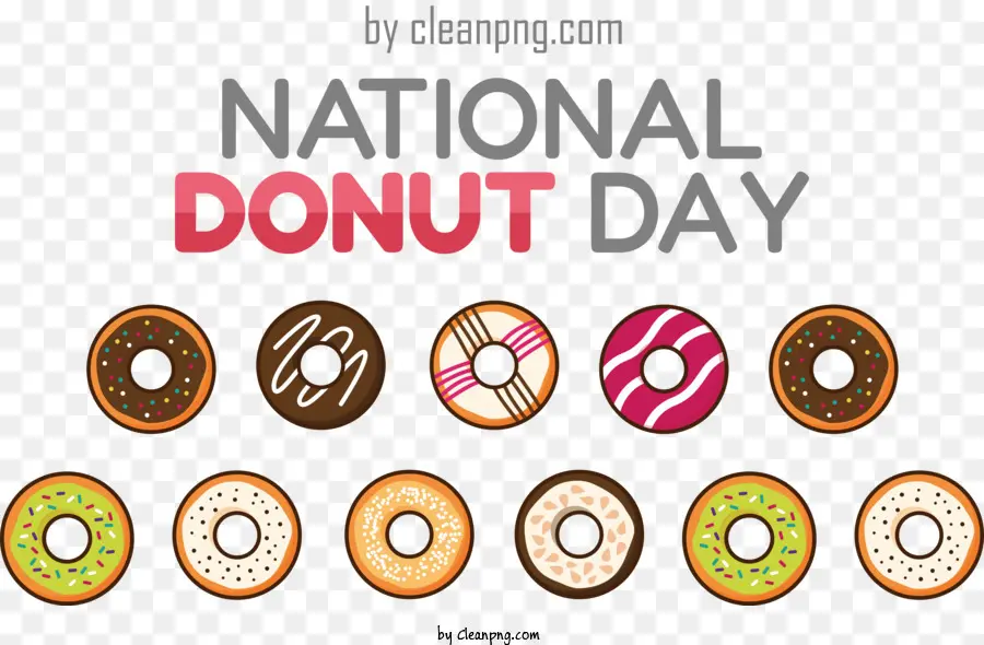 Día Nacional De Donas，Nacional De La Dona Día PNG