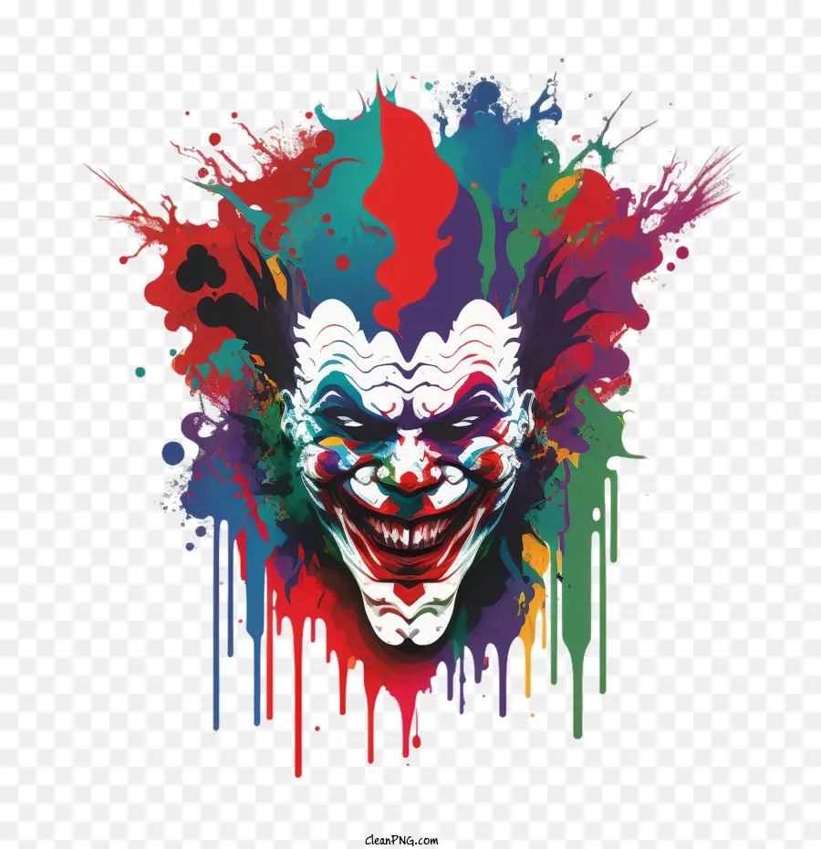 Payaso Malvado De Miedo，Payaso Hombre PNG