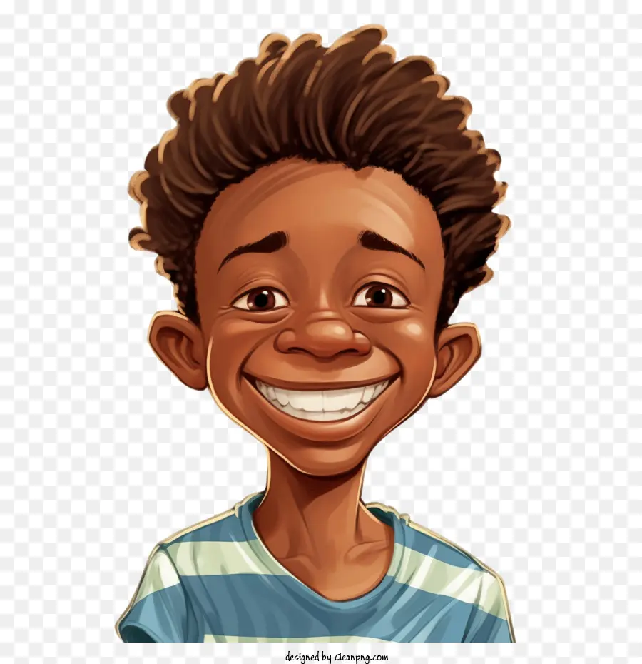 Niño Africano，Niño Sonriente PNG