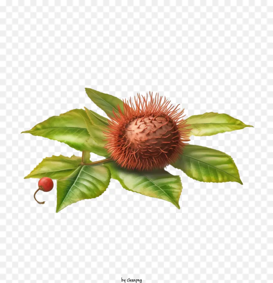 El Rambutan，Fruta Rambután PNG