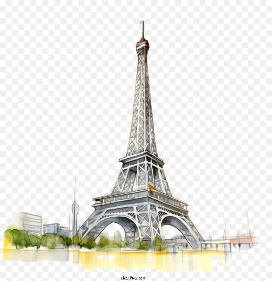 Eiffel，París PNG