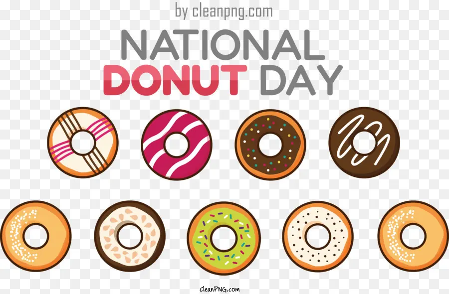 Día Nacional De Donas，Nacional De La Dona Día PNG