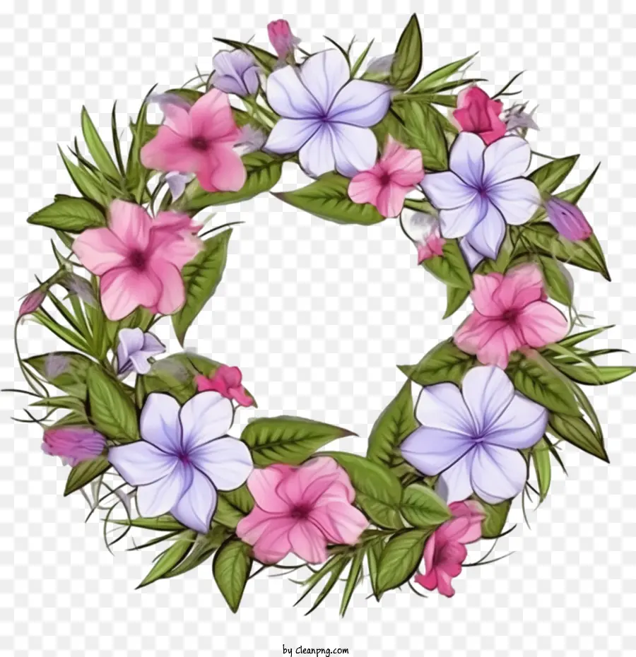 Floral Corona，Vinca Flor PNG