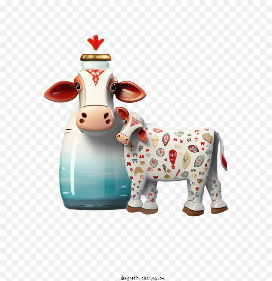 Vaca De Granja，La Leche PNG