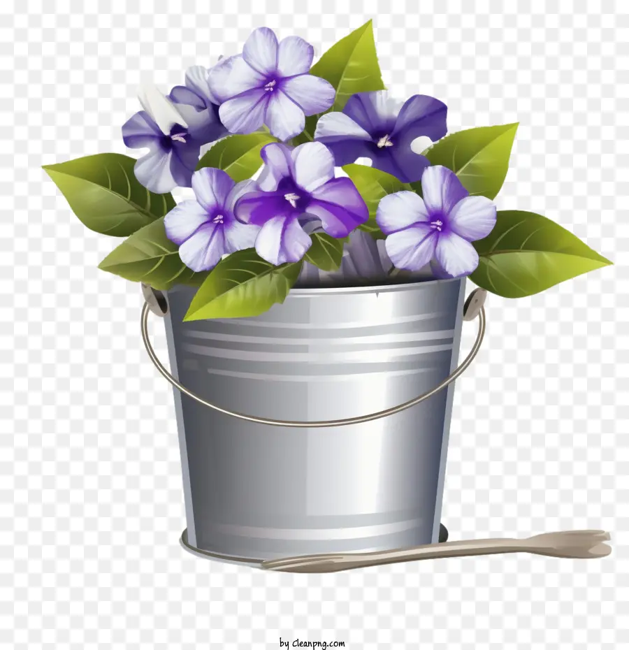 Vinca Flor，Flor De Vinca En Cubo PNG